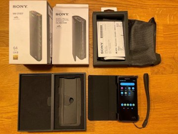Sony NW-ZX507 Walkman + CKL-NWZX500 Flip Case