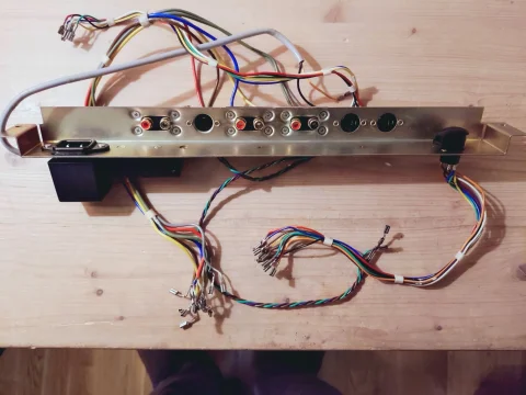 ReVox A77  Anslutningslist