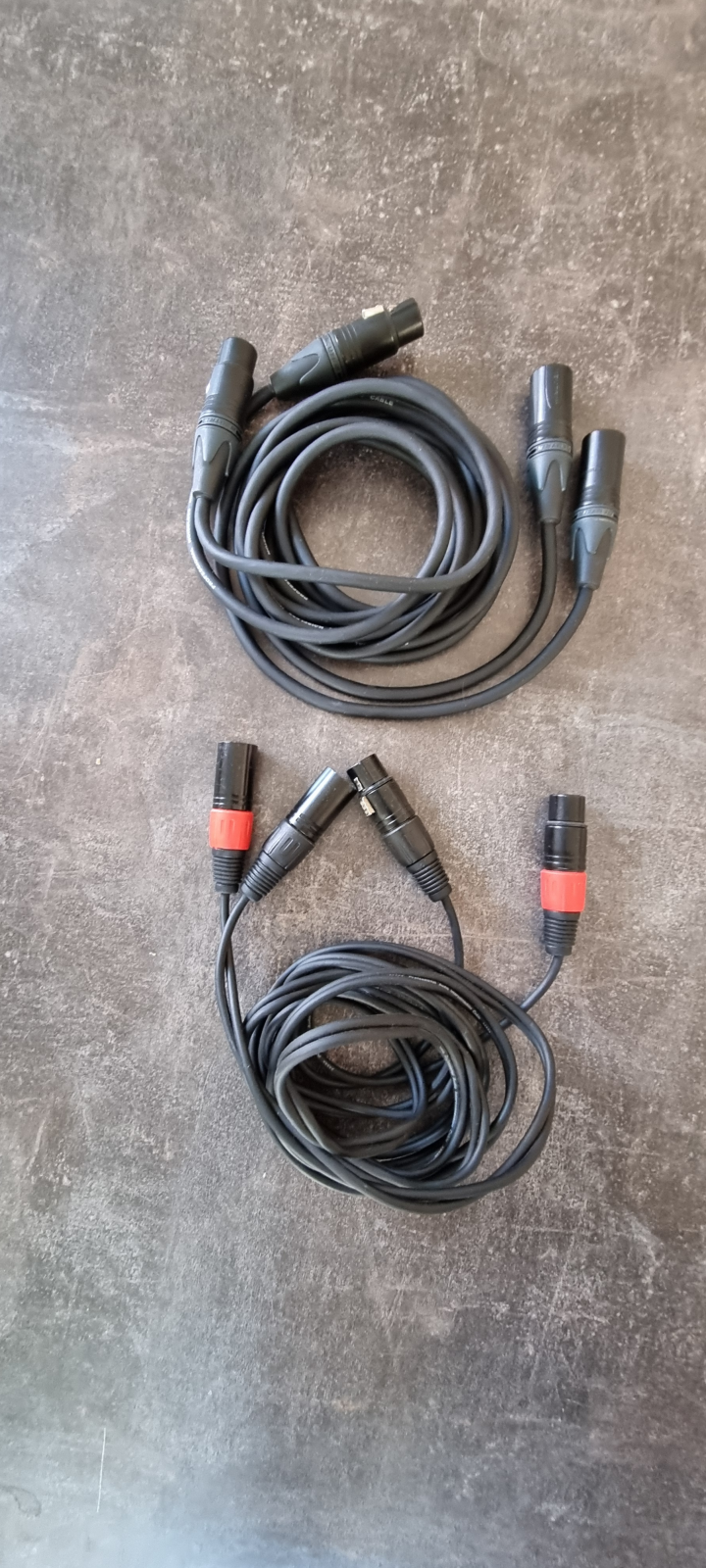 2 par XLR kablar.