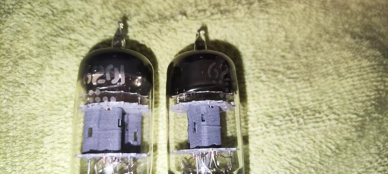 Matchat par General Electric (GE) 6201&nbsp;med&nbsp;D-getter&nbsp;och&nbsp;triple mica! Fr&aring;n min samling! - Bild 1 av 6