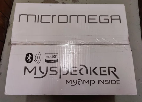 Micromega MySpeaker BT aktiva h&ouml;gtalare Vita komplett med Original kartong