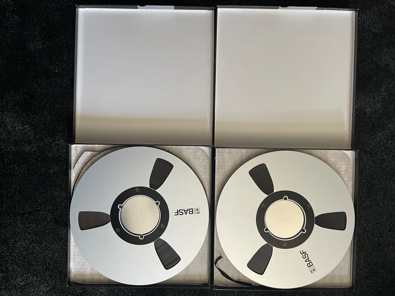 2 x BASF LPR35 p&aring; Original 10" metallspole - Bild 2 av 3