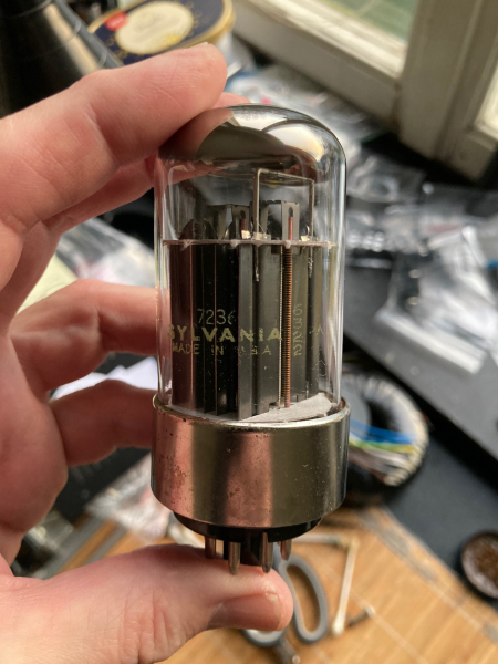 Sylvania 7236 - supervariant av 6AS7G f&ouml;r Xduoo, Bottlehead, Darkvoice, Woo Audio, Little Dot m fl - Bild 2 av 4