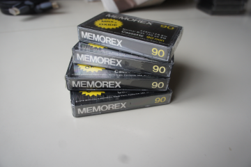 5st Memorex 90 min Nya inplastade kassetter