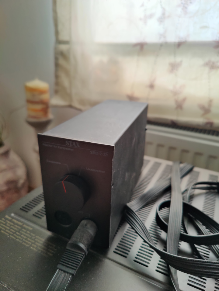 STAX LAMBDA Electro statiska hörlurar 