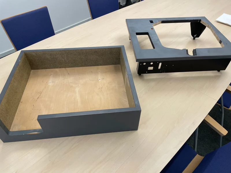 Specialtillverkad "Plint" till Thorens TD 124  - Bild 4 av 7