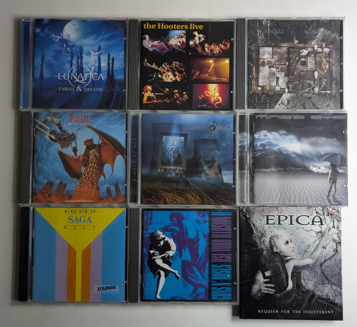 Div rock / prog rock CD 30:- st