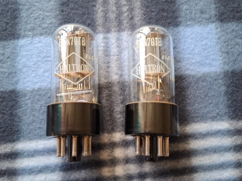 Haltron 6SN7GTB &ndash; NOS i originalkartonger &ndash; Matchat par  - Bild 3 av 7
