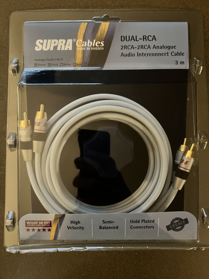 Supra Dual-RCA 3m