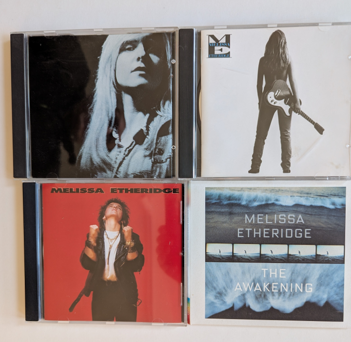 Melissa Etheridge CD, 4st 25:-/st