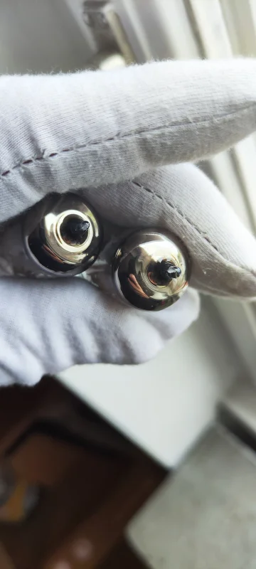 Matchat par Tesla E83CC med guldstift (NOS)  - Bild 4 av 4