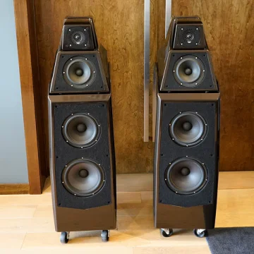 Wilson Audio Certified Authentic Pre-Owned Alexia 1 Floorstanding Speakers, Macadamia