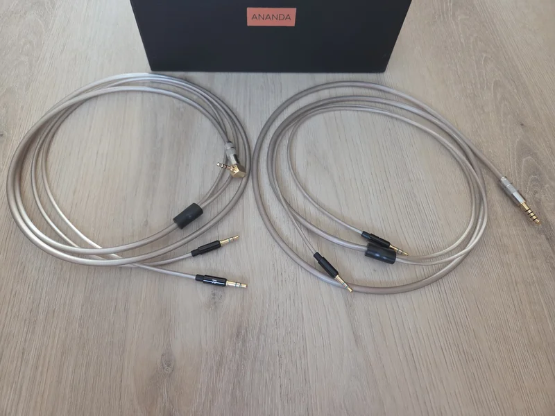 2st 1,5m Hifiman Crystalline Cable koppar/silver hörlurskablar en balanserad och en obalanserad 2st 1,5m Hifiman Crystalline Cable koppar/silver hörlurskablar en balanserad och en obalanserad - Bilde 2 av 2