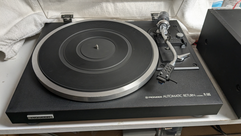 Pioneer PL-514X skivspelare, (receiver Pioneer SX-590) - Bild 1 av 4