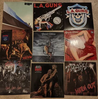 Hårdrock Vinylskivor 
