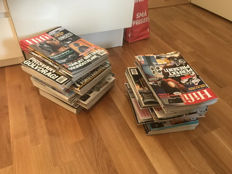 Hifi & Musik tidningar - 11 hela &aring;rg&aring;ngar i ett paket! - Bild 1 av 1