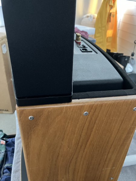Quad Esl 63 med special subwoofers.