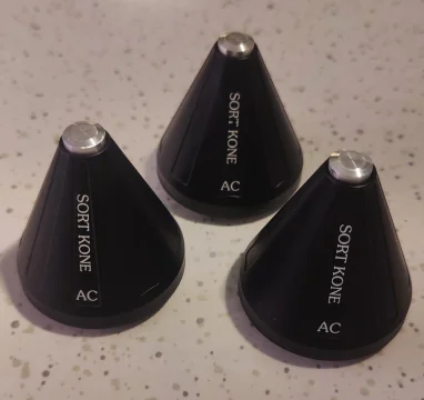 3 st Nordost Sort Kone AC – Hifi-isolering i nyskick