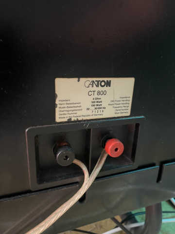 Canton CT 800 x 3 st - Vintage 80-tal