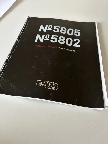 Mark Levinson No. 5805 &ndash; Integrated Amplifier &ndash; originalkartong - Bild 4 av 4