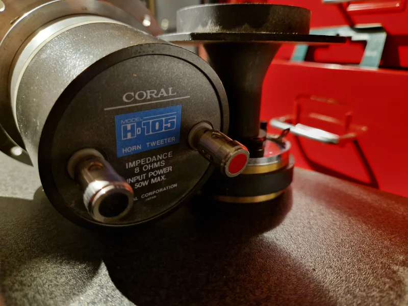 Coral H-105 Diskanter Tweeters med AD-6 - Bild 3 av 3