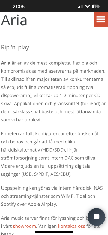 ARIA Plug In Play 