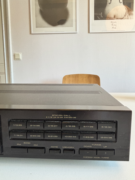 Pioneer F-656 Mark II 2 FM AM digital synthesizer-tuner, svart.  - Bild 4 av 10