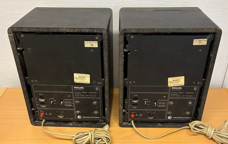 PHILIPS RH541 – aktiva MFB högtalare - Bild 4 av 6