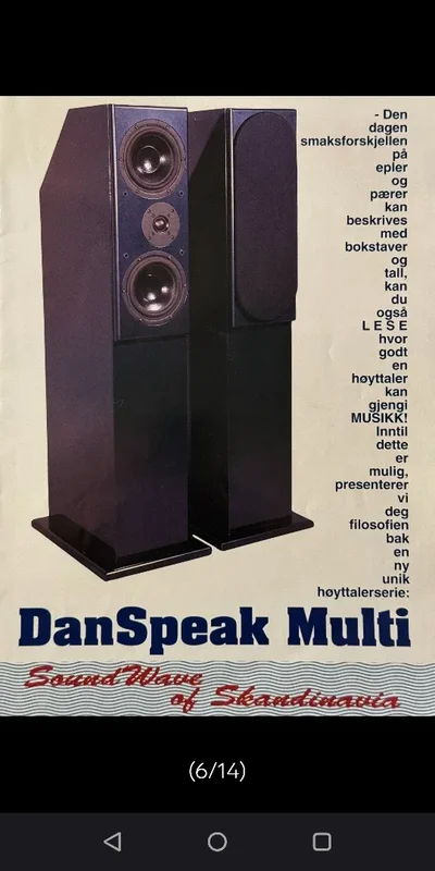 Unika DANSpeak golvhögtalare – Dansk High-End-historia Unika DANSpeak golvhögtalare – Dansk High-End-historia - Bild 9 av 9