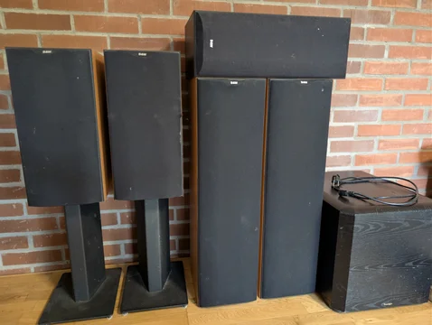 B&W 600-serien högtalarpaket: 603 S2, 602 S2, LCR6 + Pa...