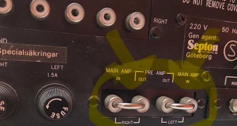 Sökes - RCA jumpers på Harman Kardon 330B