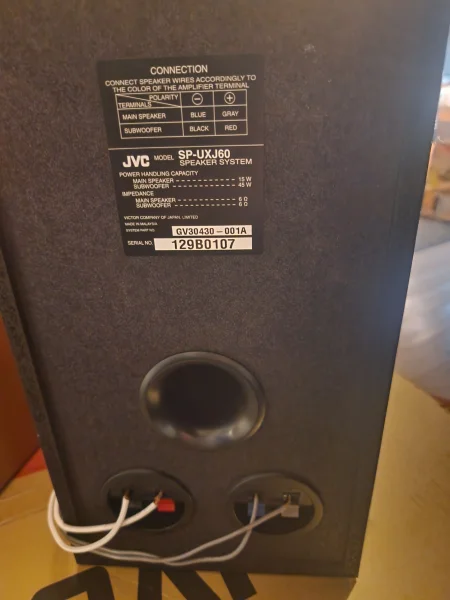 JVC UX-J60. Biamp kompaktstereo. Ny i kartong! - Bild 6 av 7