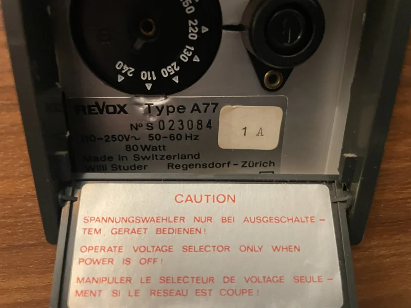 Revox A77 - Bild 2 av 2