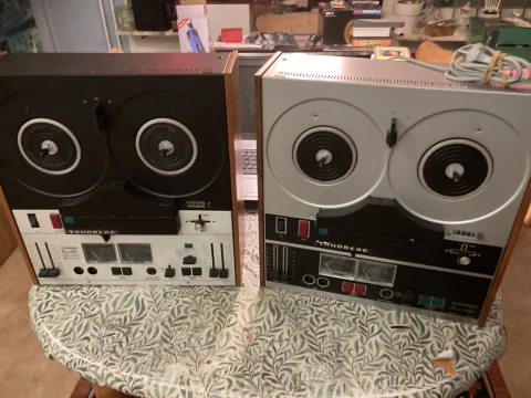 2 st rullbandspelare tandberg 3600 XD och 3300 xbehov av service