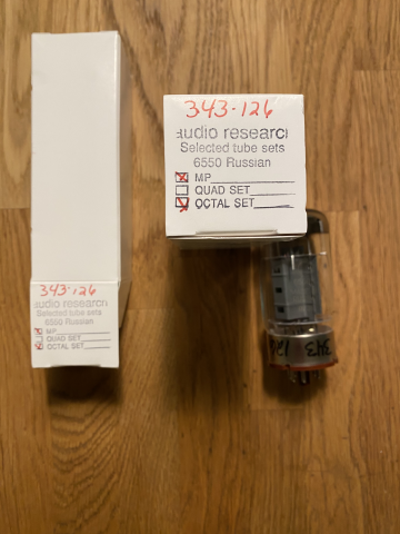 6550-rör/Audio Research
