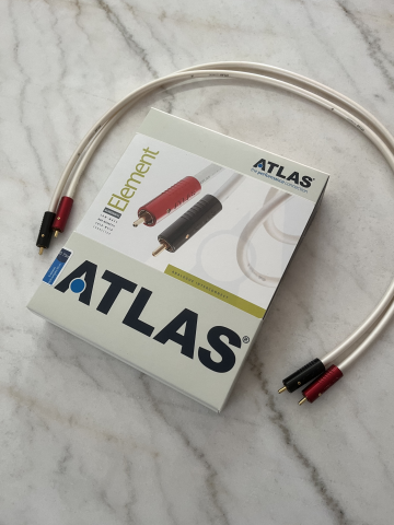 2 par ATLAS ELEMENT ACHROMATIC RCA signalkabel