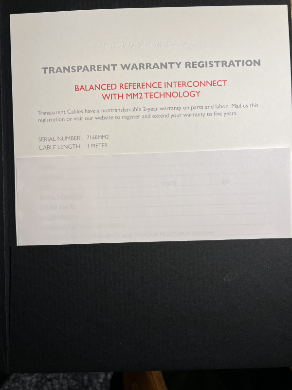 Transparent Referens mm2 XLR - Bild 2 av 4