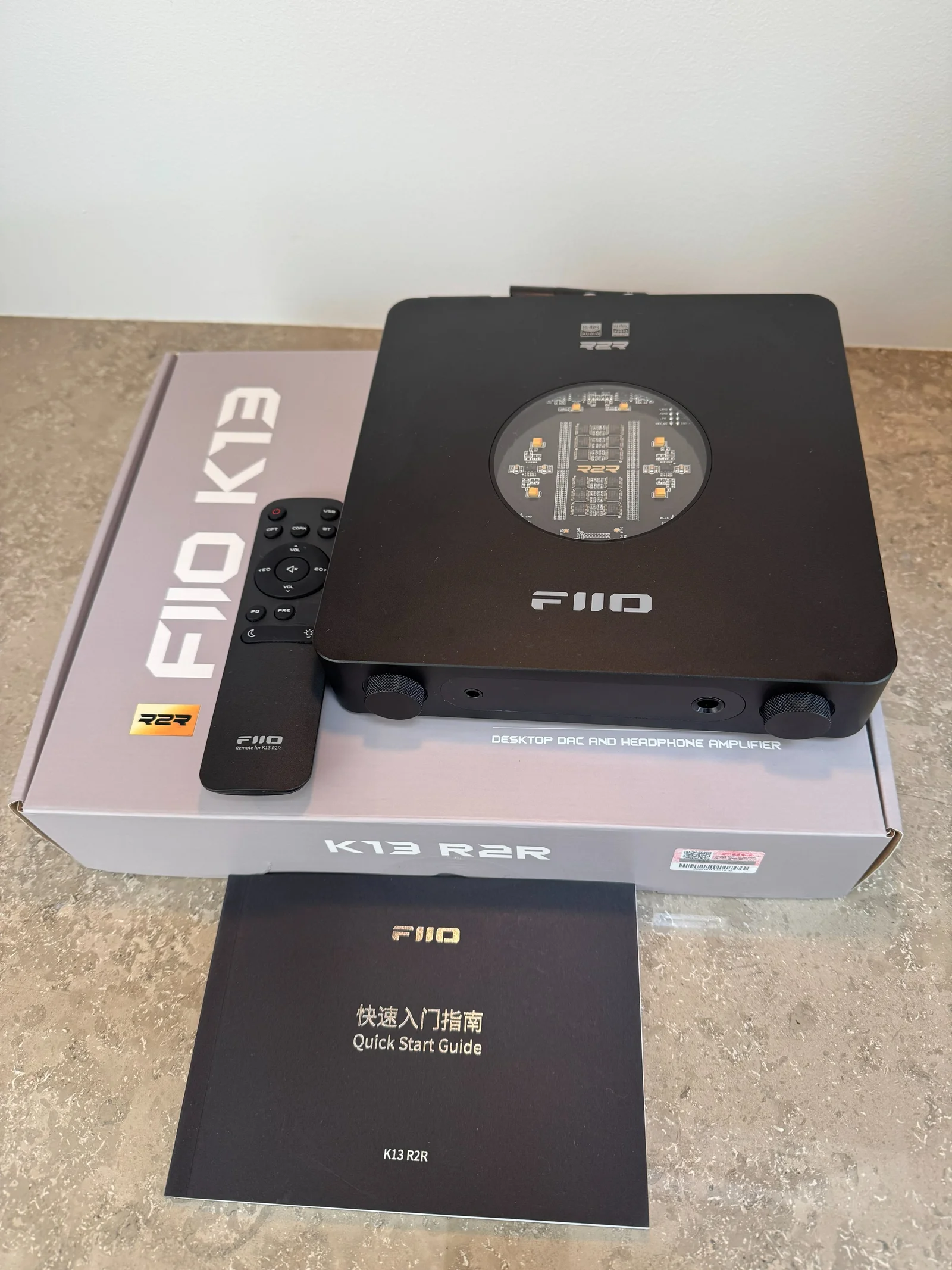 FiiO K13 R2R + Studer 900 Pro+ linjär strömförsörjning – Paket i nyskick