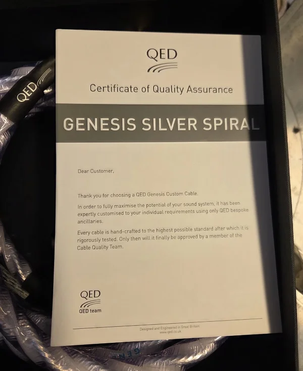 Qed  Genesis silver spiral  Som nya - Bild 2 av 6