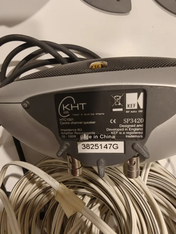 KEF KHT 1005 &ndash; Prisbel&ouml;nt 5.1 Hemmabiosystem med aktiv subwoofer - Bild 3 av 4