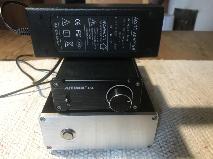 Aiyima A04 + 2 PSU:n