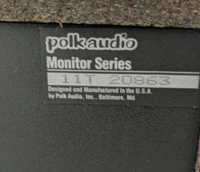 Polk audio rta 11tl - Billede 4 af 5