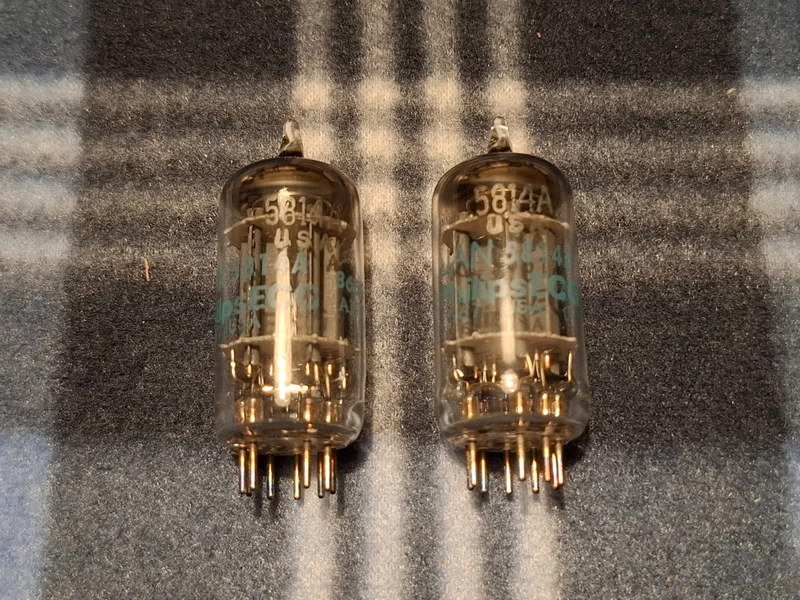 Philips JAN ECG 5814A / ECC82 Matchat Par NOS (Joint Army Navy) - Bild 5 av 9