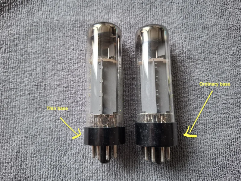 RFT EL34 6CA7 Thin Base O getter NOS Matchad kvartett RFT EL34 6CA7 Thin Base O getter NOS Matchad kvartett - Bild 5 av 8