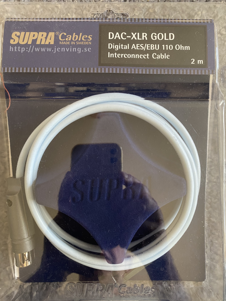 Supra DAC - XLR digitalkabel