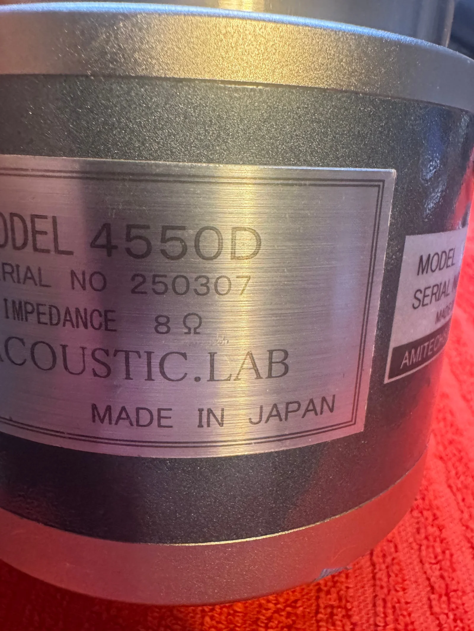 ALE Acoustic 4550D driver med helt nya diaphragm. ALE Acoustic 4550D driver med helt nya diaphragm. - Bild 4 av 11