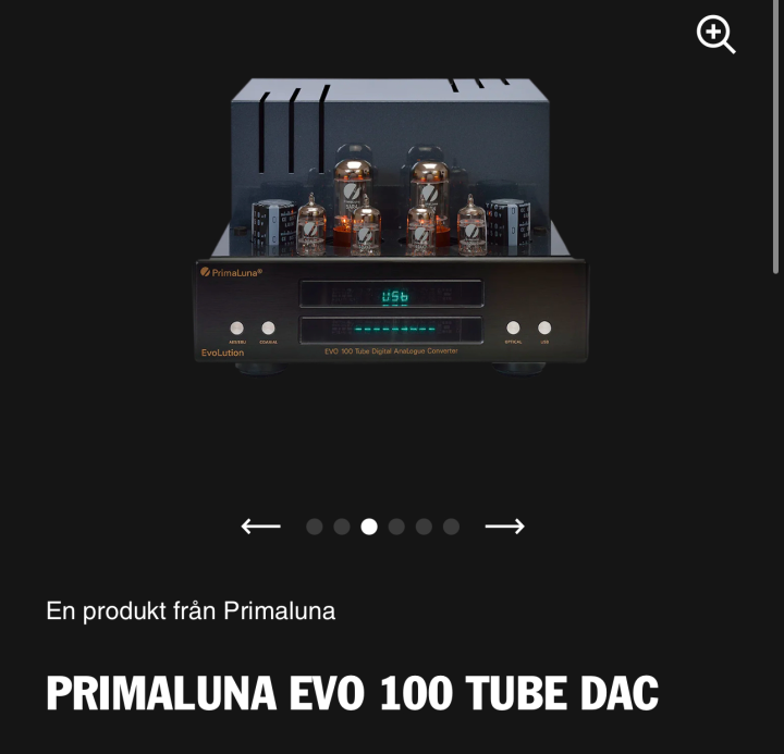 Prima Luna EVO 100 Tube DAC