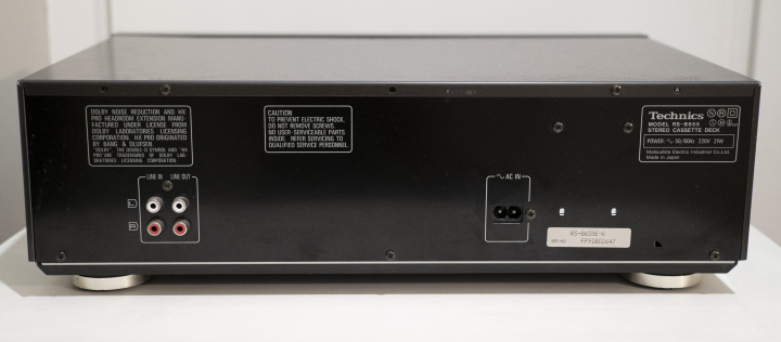 Technics RS-B655 Dolby NR Equipped Stereo Cassette Deck (1989-90)