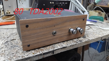 litet slutsteg TDA2002.  DIY