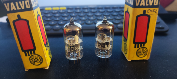 ECC 84 Valvo NOS/NIB matchat par